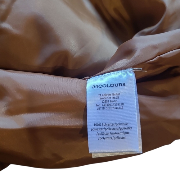 Women's 24 Colours Teddy Fleece Zip Up Jacket Brown Zumiez Small - Picture 12 of 15